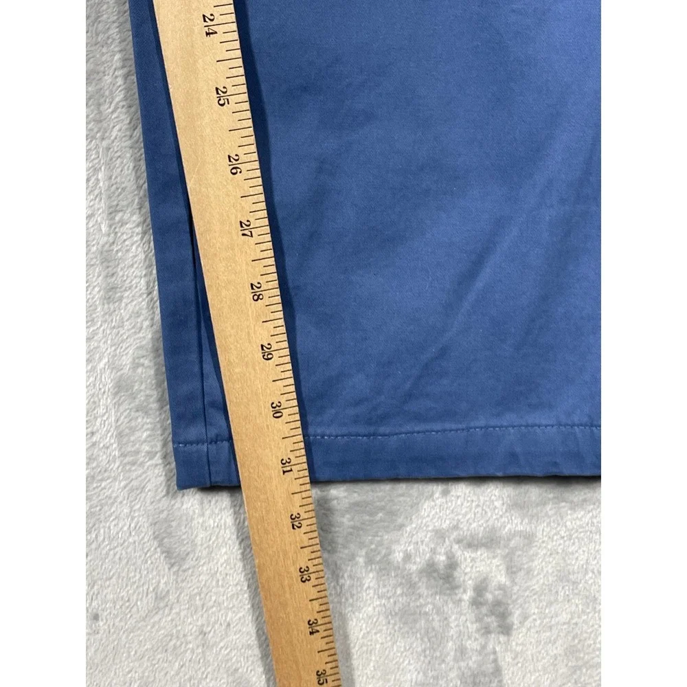Vineyard Vines Mens 40x32 Cozy Lined Breaker Pant Moonshine Blue Flannel Chinos
